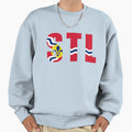 Stl Flag Sweatshirt - Novelty Apparel Men Women - T-Shirt, Sweatshirt, Hoodie
