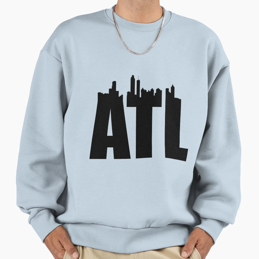 Atl Skyline Sweatshirt - Unique Graphic for Adults - T-Shirt, Sweatshirt, Hoodie