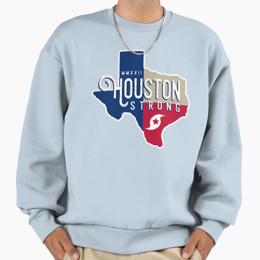 Houston Strong Sweatshirt - Novelty Apparel Men Women - T-Shirt, Sweatshirt, Hoodie