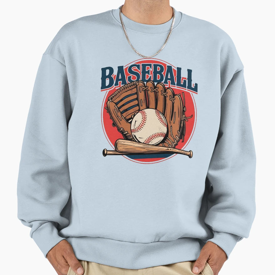 Baseball Sweatshirt - Unique Graphic Unisex - T-Shirt, Sweatshirt, Hoodie