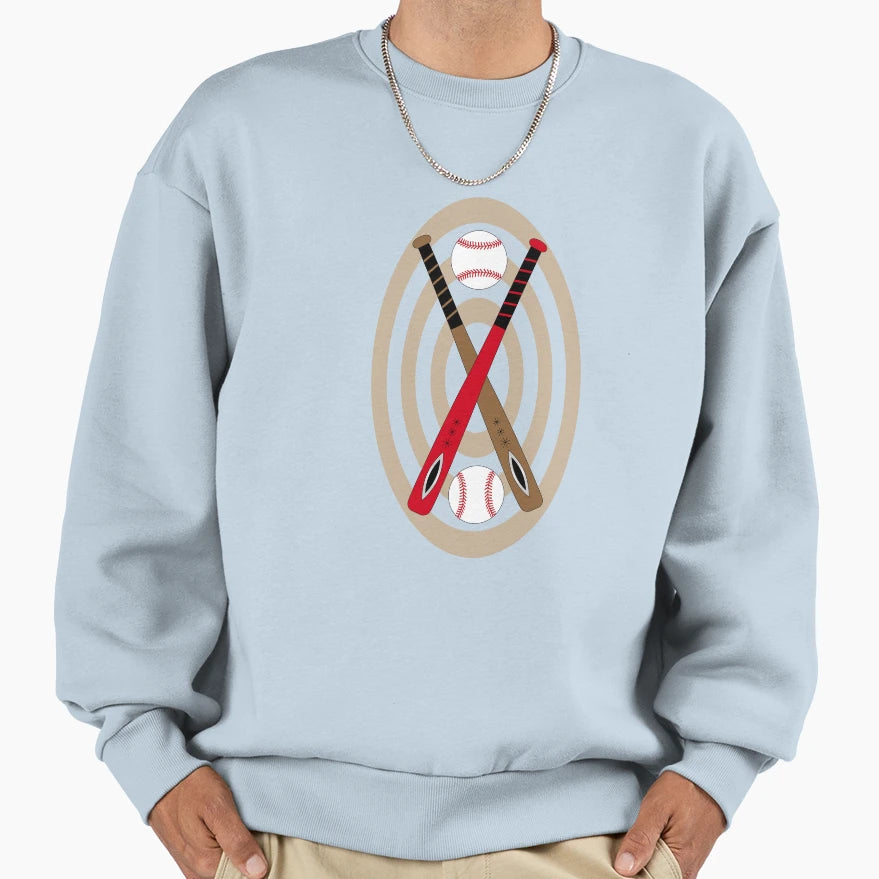 Beautiful Baseball Bat Sweatshirt - Aesthetic Graphic for Adults - T-Shirt, Sweatshirt, Hoodie