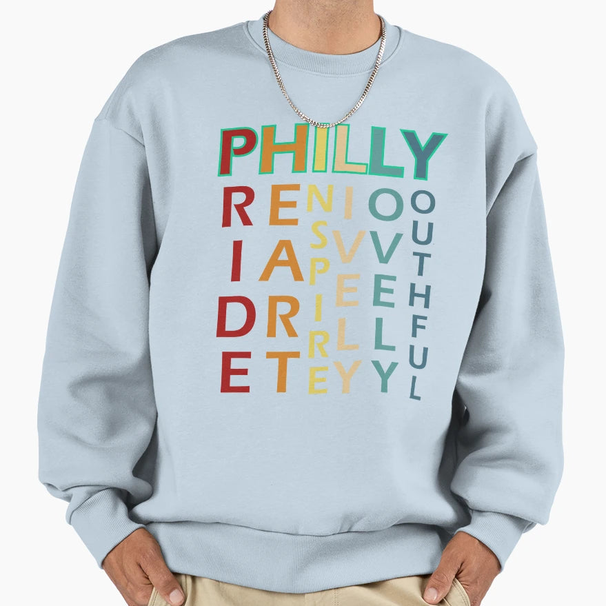 Philly Sweatshirt - Trendy Graphic Unisex - T-Shirt, Sweatshirt, Hoodie