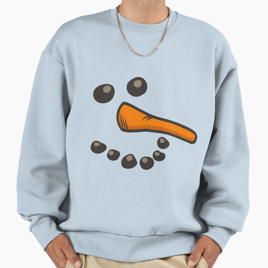 Snowman Sweatshirt - Fun Novelty Design Men Women - T-Shirt, Sweatshirt, Hoodie