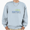 Cheer Seattle Pike Place Sweatshirt - Minimalist Print Unisex - T-Shirt, Sweatshirt, Hoodie