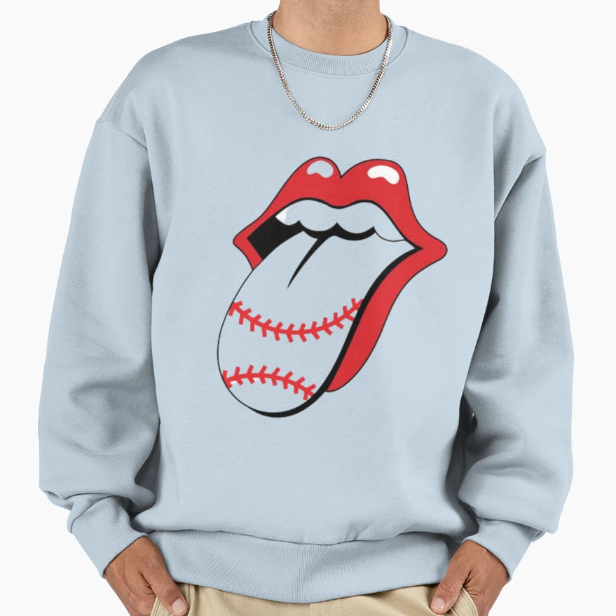Basebal Baseball And Glove Sweatshirt - Graphic Print for Adults - T-Shirt, Sweatshirt, Hoodie