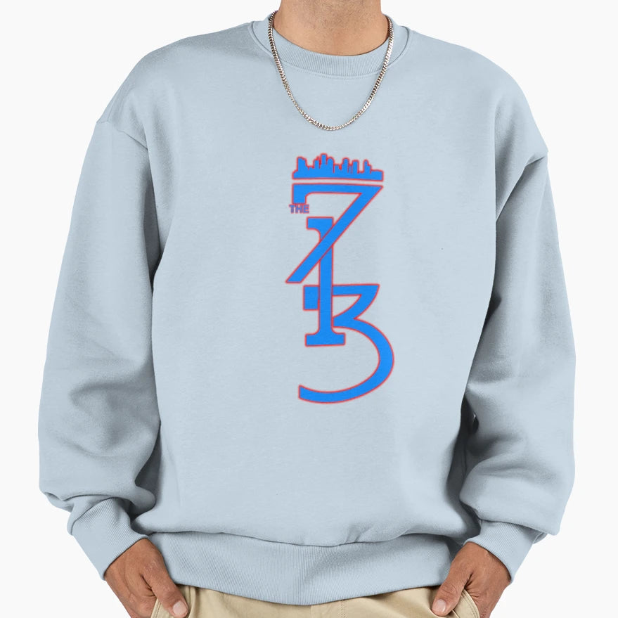 713 Old School Houston Football Sweatshirt - Fun Novelty Design for Adults - T-Shirt, Sweatshirt, Hoodie