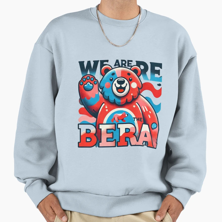 We Are Bear Vibrant Cartoon Sweatshirt - Fun Novelty Design for Adults - T-Shirt, Sweatshirt, Hoodie