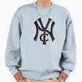 Nyc Emboss Warm Red Sweatshirt - Casual Everyday Wear Men Women - T-Shirt, Sweatshirt, Hoodie