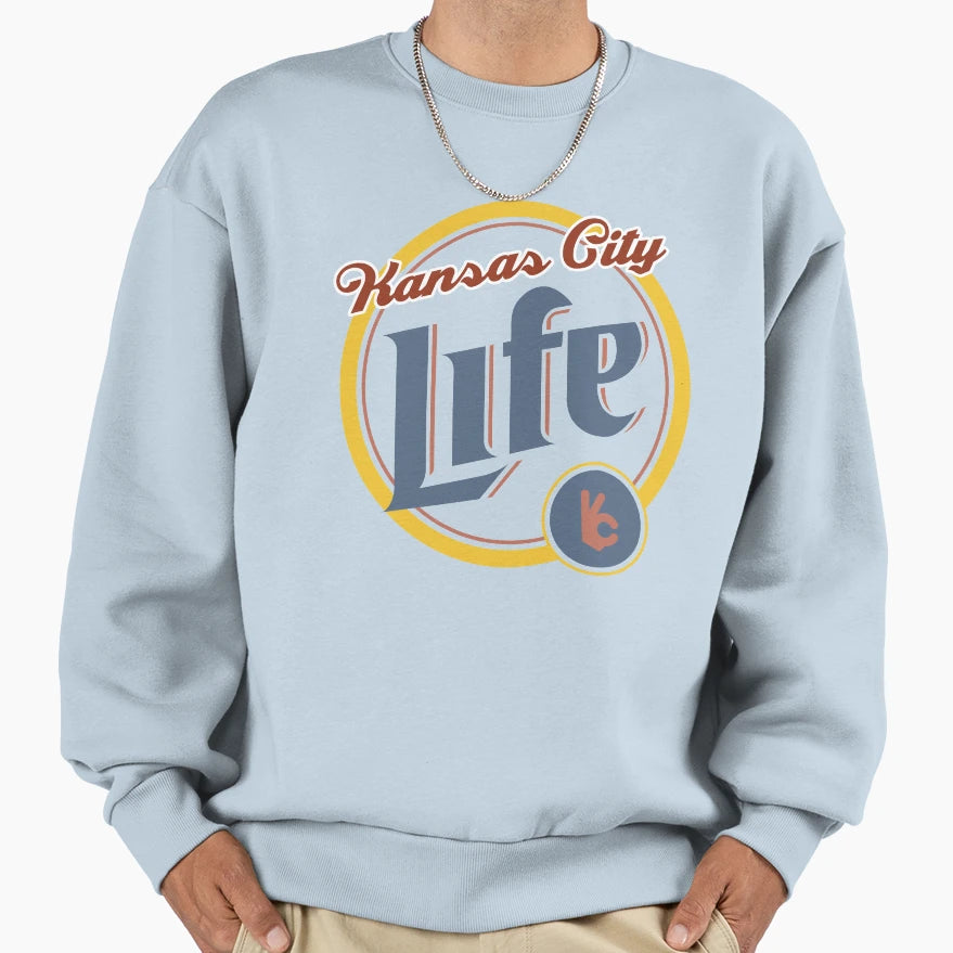 Kansas City Life Funny Drinks Sweatshirt - Casual Everyday Wear for Adults - T-Shirt, Sweatshirt, Hoodie