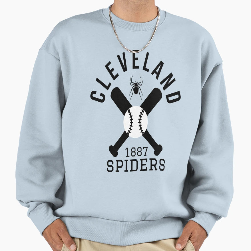 Cleveland Spiders Sweatshirt - Custom Art Print Men Women - T-Shirt, Sweatshirt, Hoodie