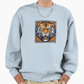 Tiger Head Sweatshirt - Aesthetic Graphic Unisex - T-Shirt, Sweatshirt, Hoodie