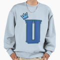 Blue Letter U Sweatshirt - Custom Art Print Unisex - T-Shirt, Sweatshirt, Hoodie