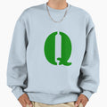 Letrer Q Sweatshirt - Aesthetic Graphic Men Women - T-Shirt, Sweatshirt, Hoodie