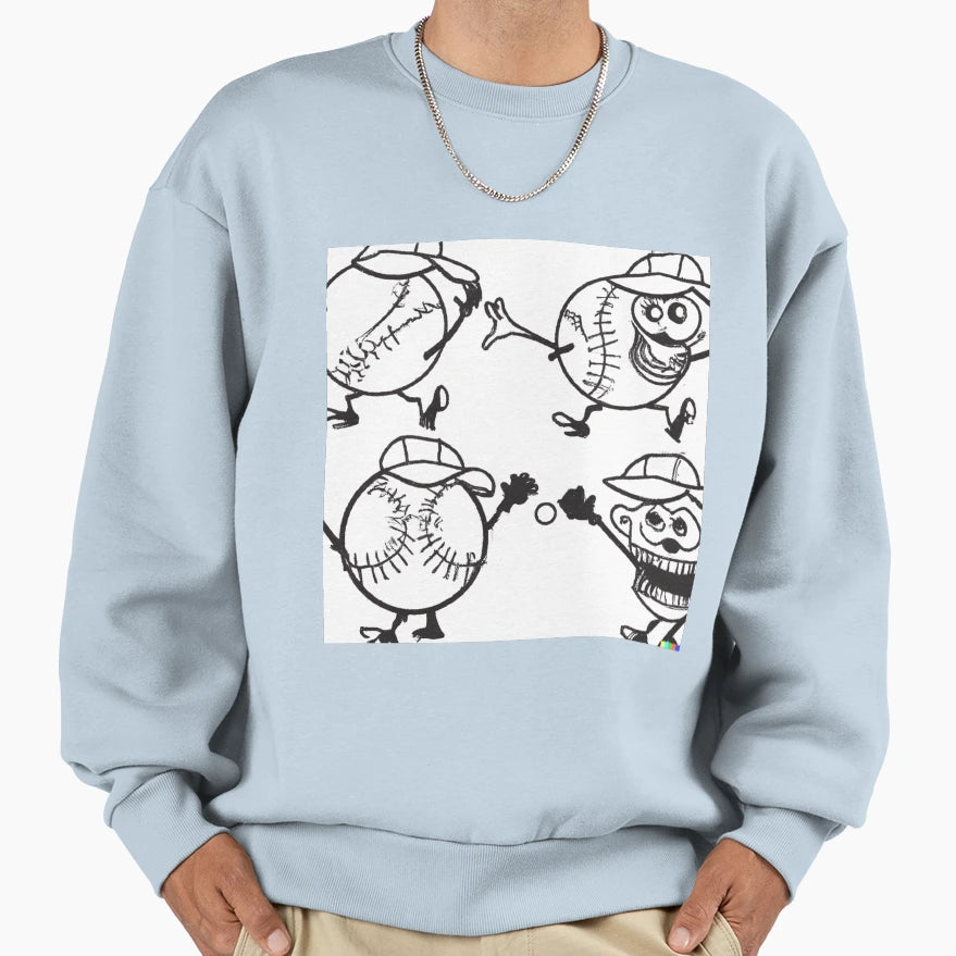 Baseball Only Sport Where You Get Sweatshirt - Unique Graphic for Adults - T-Shirt, Sweatshirt, Hoodie