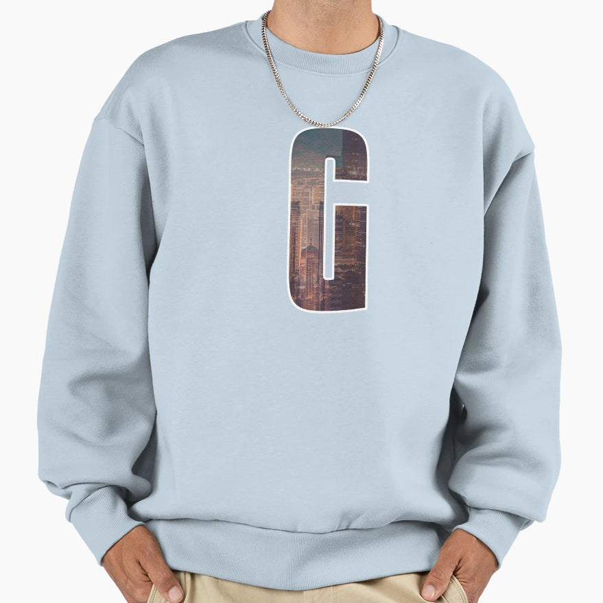 Letter G City Art Sweatshirt - Custom Art Print Unisex - T-Shirt, Sweatshirt, Hoodie