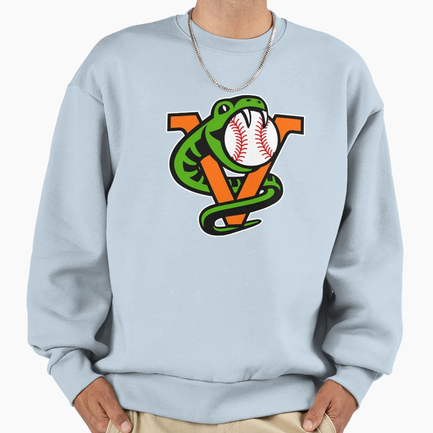 Viper Baseball Sweatshirt - Minimalist Print Unisex - T-Shirt, Sweatshirt, Hoodie