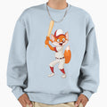 Baseball Fox Sweatshirt - Aesthetic Graphic Men Women - T-Shirt, Sweatshirt, Hoodie