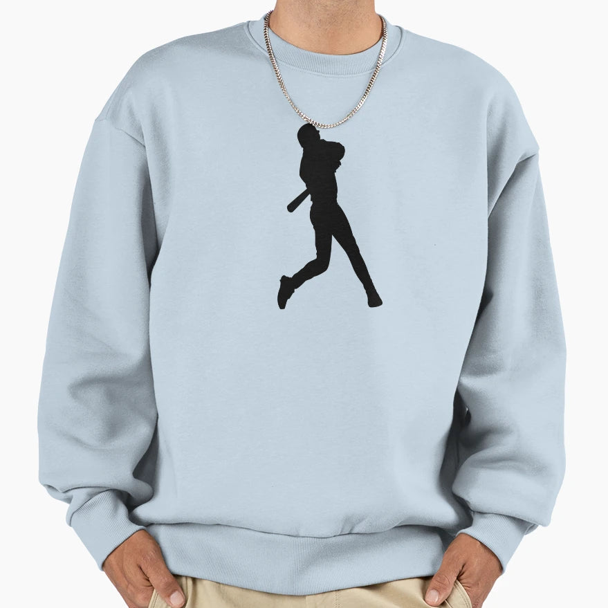 Baseball Player Sweatshirt - Aesthetic Graphic Unisex - T-Shirt, Sweatshirt, Hoodie