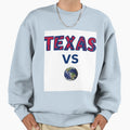 Texas Vs World Sweatshirt - Graphic Print Men Women - T-Shirt, Sweatshirt, Hoodie