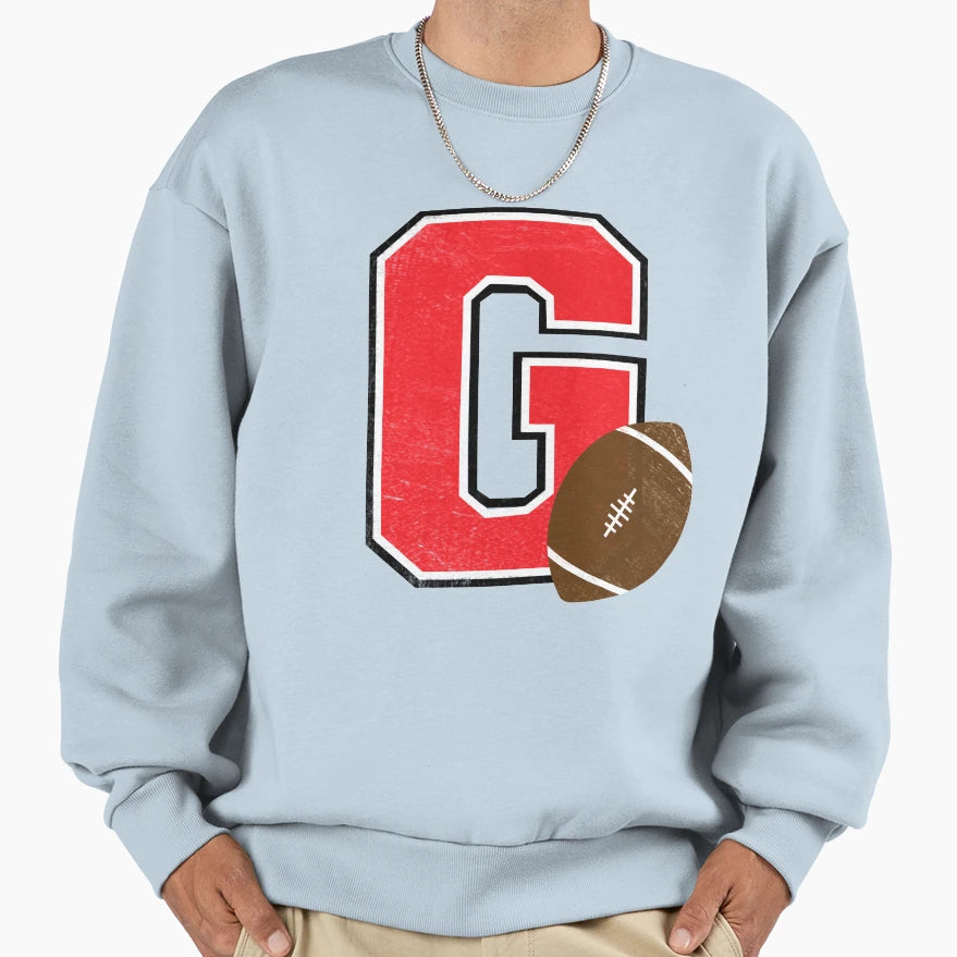 G Football Sweatshirt - Novelty Apparel Unisex - T-Shirt, Sweatshirt, Hoodie