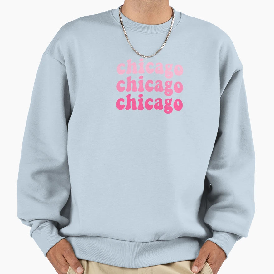 Chicago Sweatshirt - Streetwear Style Unisex - T-Shirt, Sweatshirt, Hoodie