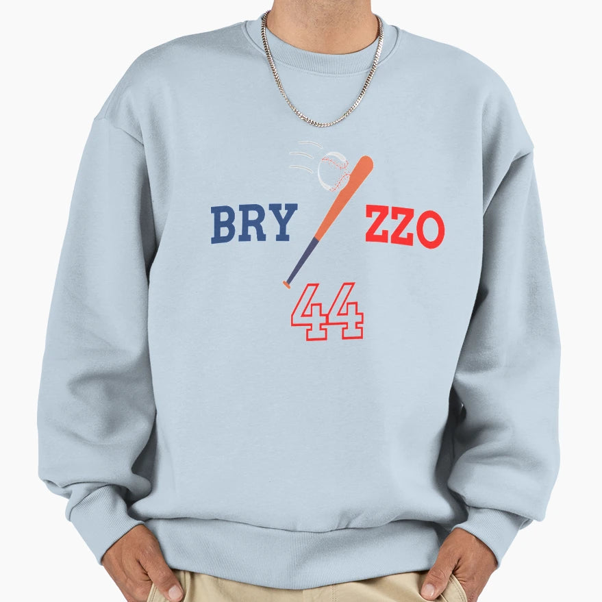 Bryzzo 44 Baseball Bat And T-Shirt - Fun Novelty Design for Adults - T-Shirt, Sweatshirt, Hoodie