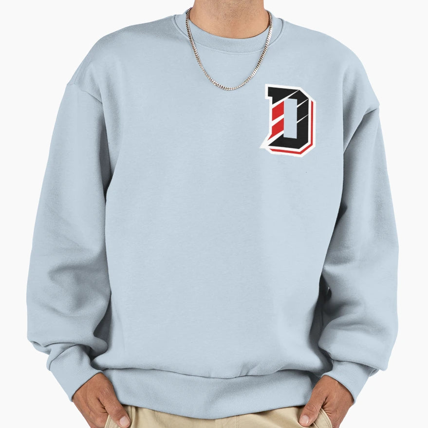 Davidson D Grey Sweatshirt - Aesthetic Graphic Unisex - T-Shirt, Sweatshirt, Hoodie