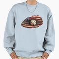 American Baseball Sweatshirt - Minimalist Print Unisex - T-Shirt, Sweatshirt, Hoodie
