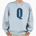 Letter Q Stars Sky Monogram Sweatshirt - Casual Everyday Wear for Adults - T-Shirt, Sweatshirt, Hoodie