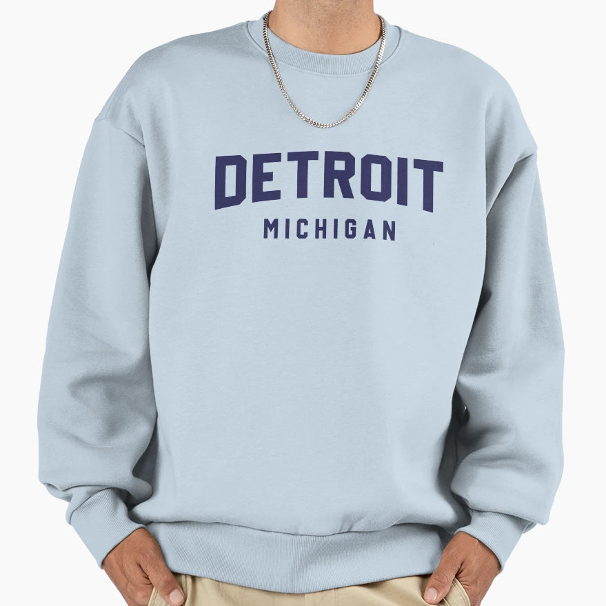 Detroit Michigan Sweatshirt - Streetwear Style for Adults - T-Shirt, Sweatshirt, Hoodie