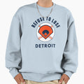 Refuse To Lose Detroit Baseball Sweatshirt - Unique Graphic Men Women - T-Shirt, Sweatshirt, Hoodie