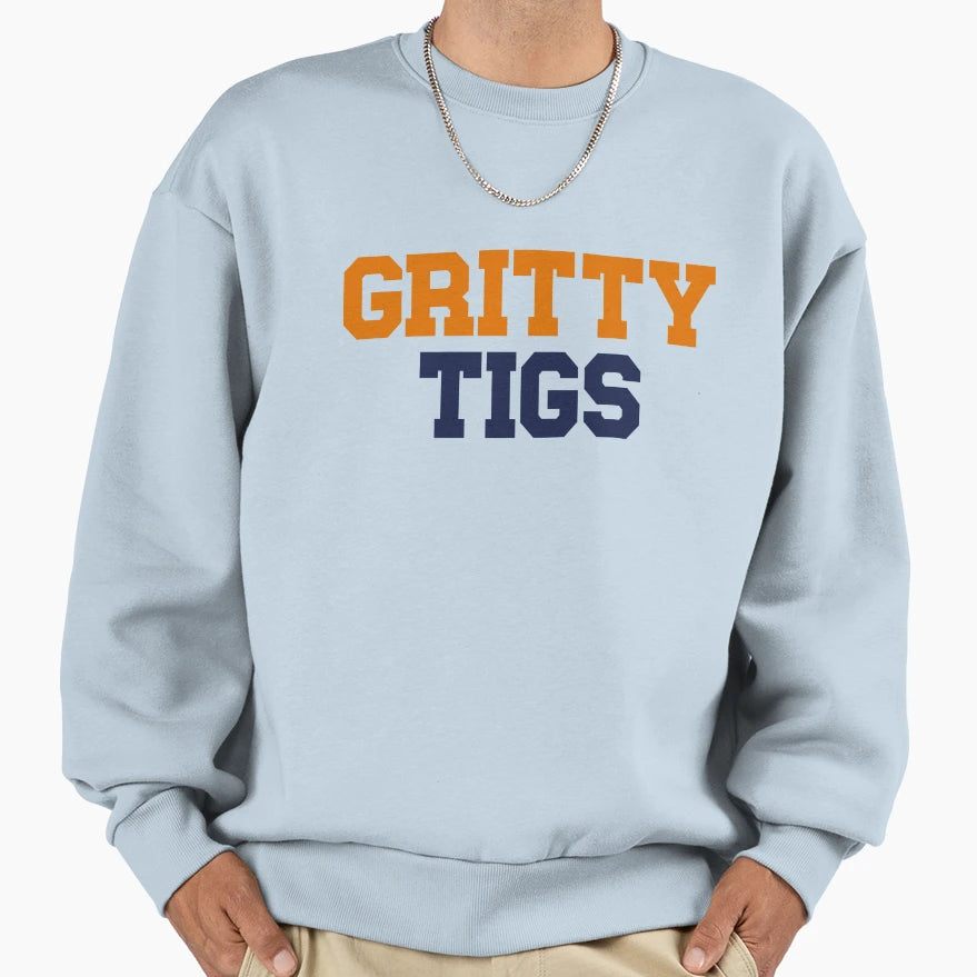 Gritty Tigs Sweatshirt - Minimalist Print Men Women - T-Shirt, Sweatshirt, Hoodie
