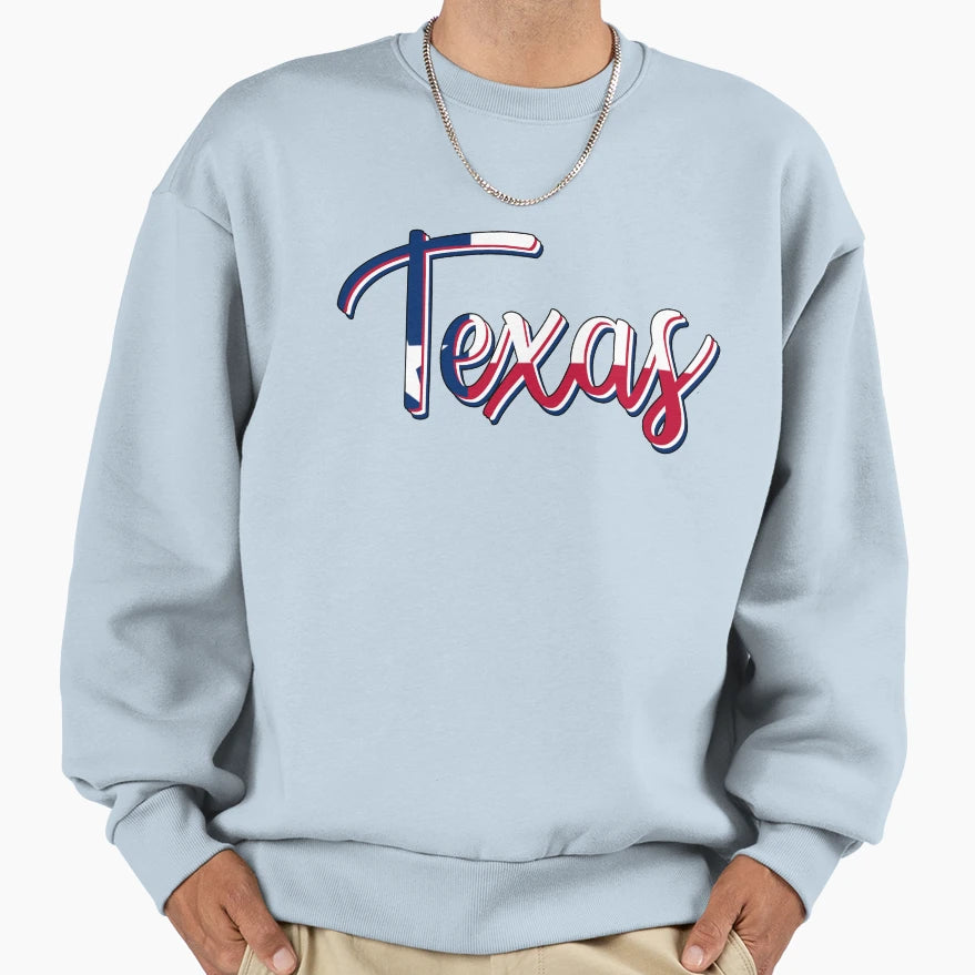 Born And Raised Texas Sweatshirt - Fun Novelty Design for Adults - T-Shirt, Sweatshirt, Hoodie