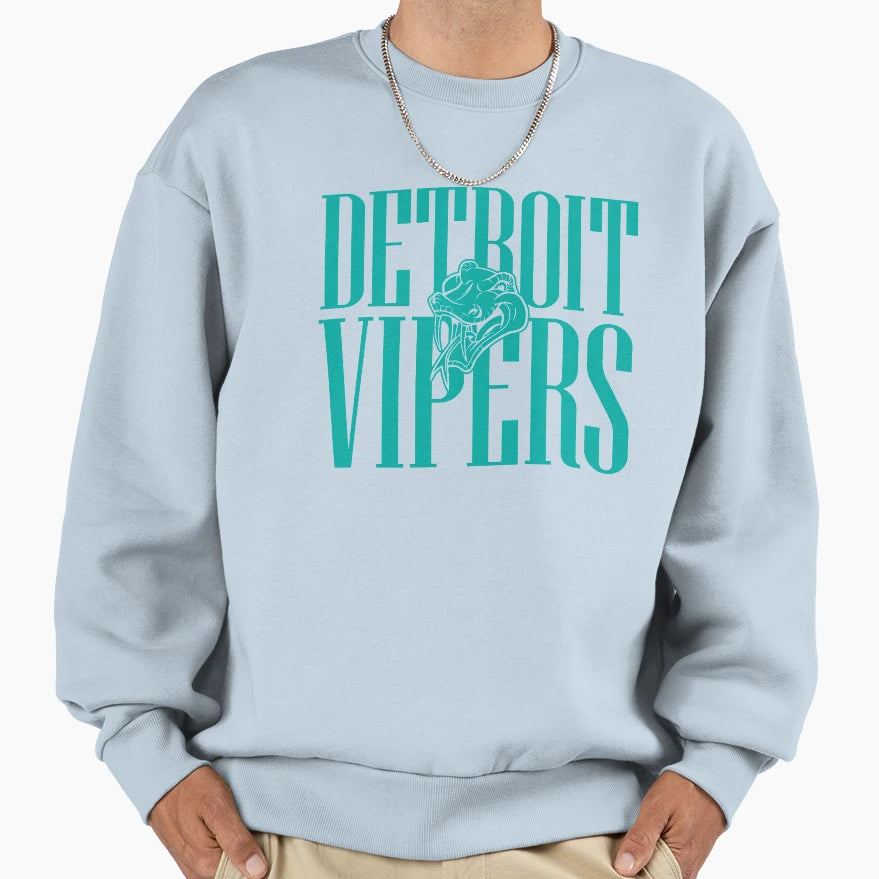 Detroit Vipers Sweatshirt - Unique Graphic for Adults - T-Shirt, Sweatshirt, Hoodie