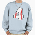 Number 4 Baseball 4 Sweatshirt - Novelty Apparel for Adults - T-Shirt, Sweatshirt, Hoodie