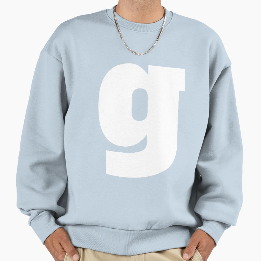 Alphabet G Lowercase Letter G Letter G Sweatshirt - Streetwear Style Unisex - T-Shirt, Sweatshirt, Hoodie