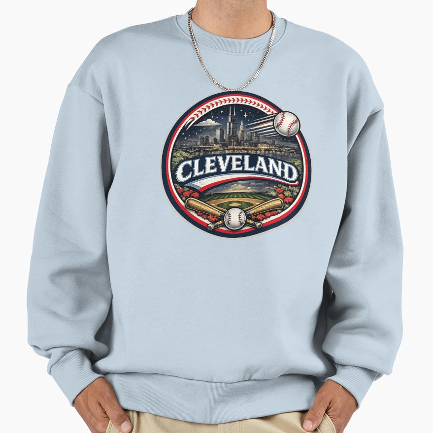 Cleveland Sports Logo Modern City Hoodie - Aesthetic Graphic for Adults - T-Shirt, Sweatshirt, Hoodie