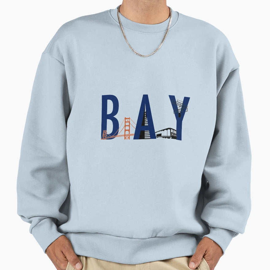 Bay Area Landmarks Sweatshirt - Fun Novelty Design Men Women - T-Shirt, Sweatshirt, Hoodie