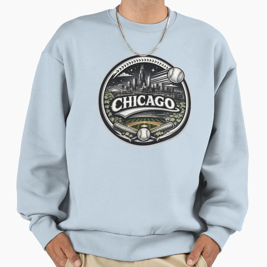 Chicago Sports Logo Bold City Fan Gift Hoodie - Trendy Graphic Unisex - T-Shirt, Sweatshirt, Hoodie