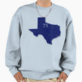 Texas Interstates Navy Sweatshirt - Fun Novelty Design for Adults - T-Shirt, Sweatshirt, Hoodie