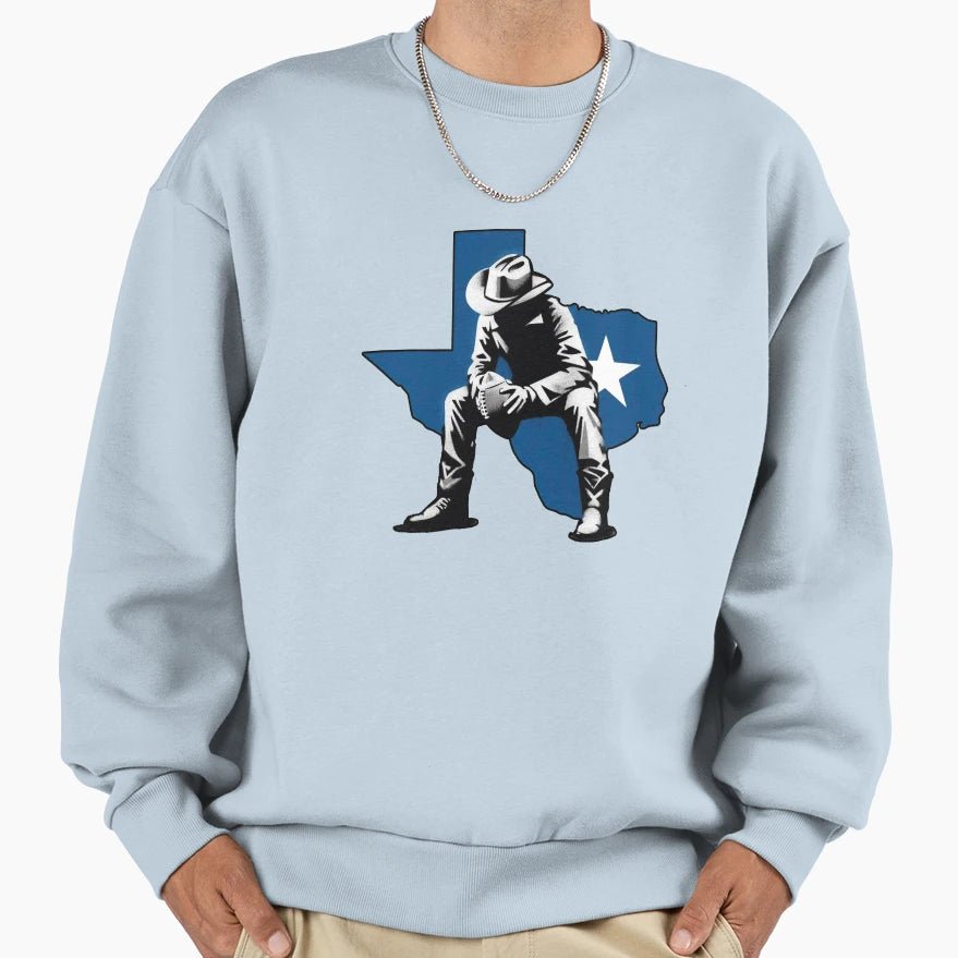 Texas Cowboy Sweatshirt - Unique Graphic for Adults - T-Shirt, Sweatshirt, Hoodie