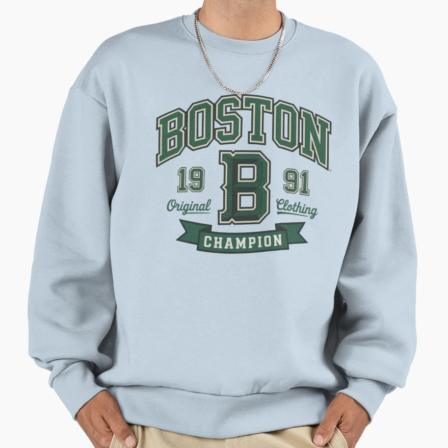 Boston Championships Sweatshirt - Aesthetic Graphic Unisex - T-Shirt, Sweatshirt, Hoodie