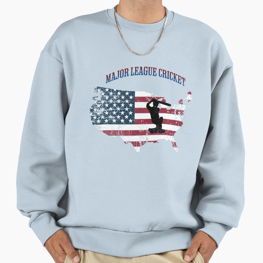 Major League Cricket Sweatshirt - Custom Art Print Men Women - T-Shirt, Sweatshirt, Hoodie
