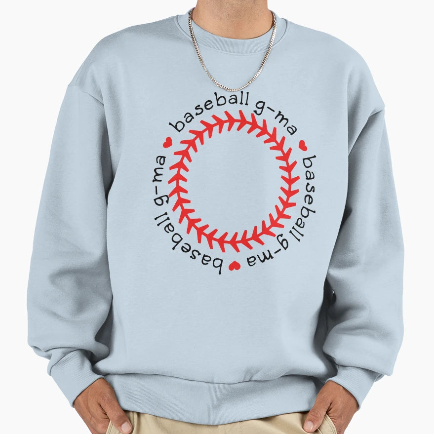 Baseball G Ma Sweatshirt - Novelty Apparel for Adults - T-Shirt, Sweatshirt, Hoodie