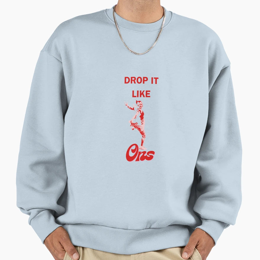 Jabeur Drop It Like Ons Sweatshirt - Graphic Print Unisex - T-Shirt, Sweatshirt, Hoodie