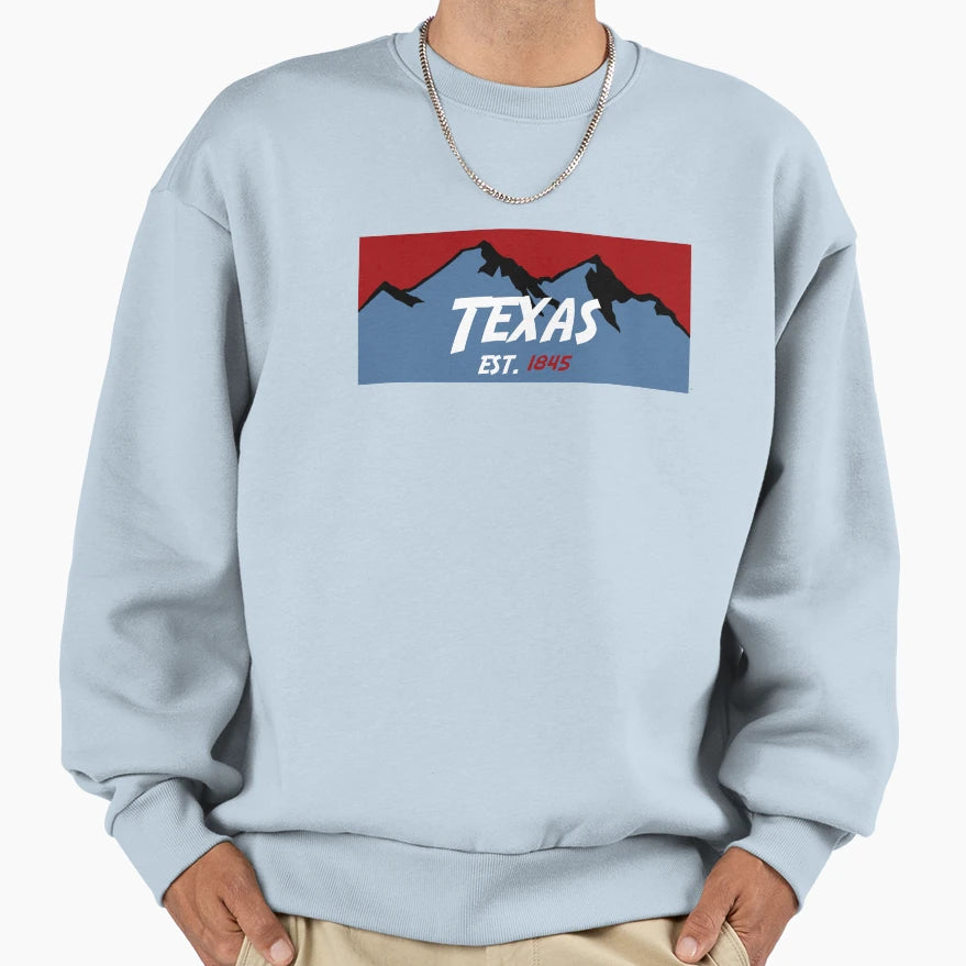 Texas Mountains Sweatshirt - Custom Art Print for Adults - T-Shirt, Sweatshirt, Hoodie