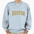 Boston City Typography Sweatshirt - Novelty Apparel Unisex - T-Shirt, Sweatshirt, Hoodie