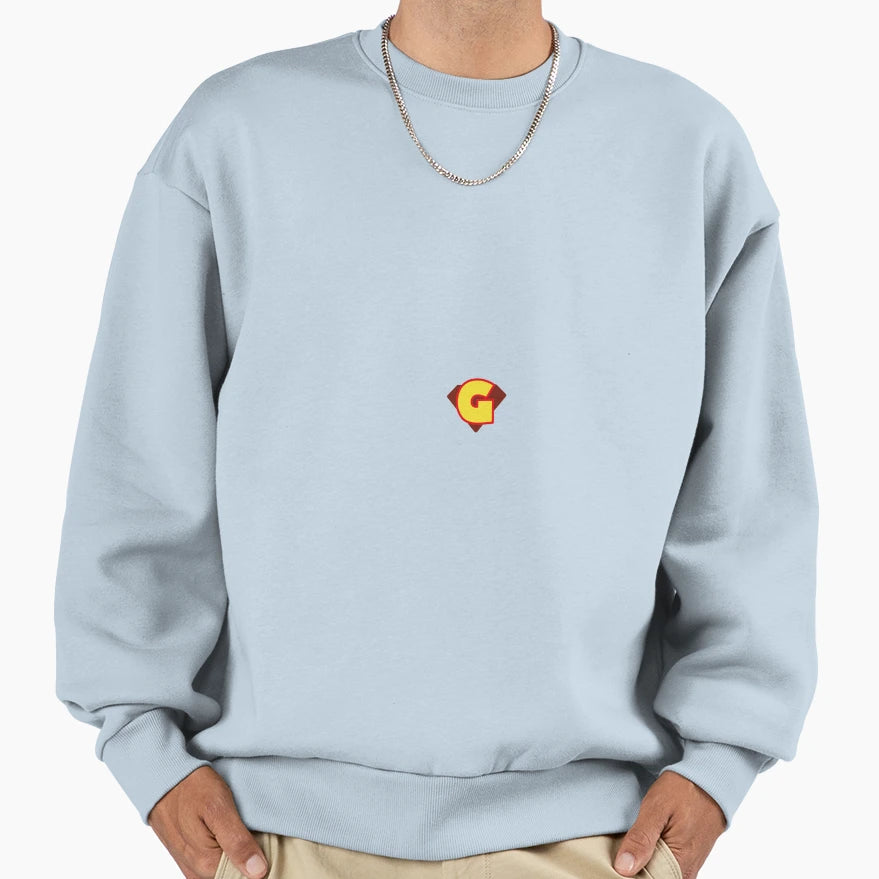 Superhero G Sweatshirt - Novelty Apparel for Adults - T-Shirt, Sweatshirt, Hoodie