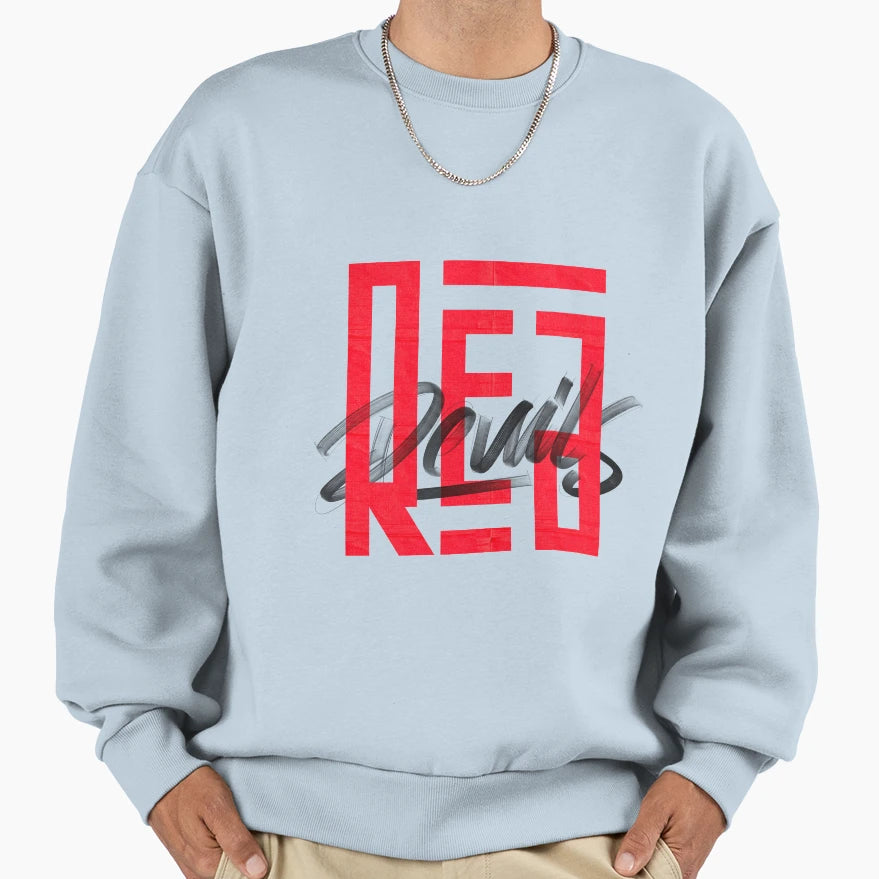 Manchester United Red Devils Sweatshirt - Trendy Graphic for Adults - T-Shirt, Sweatshirt, Hoodie