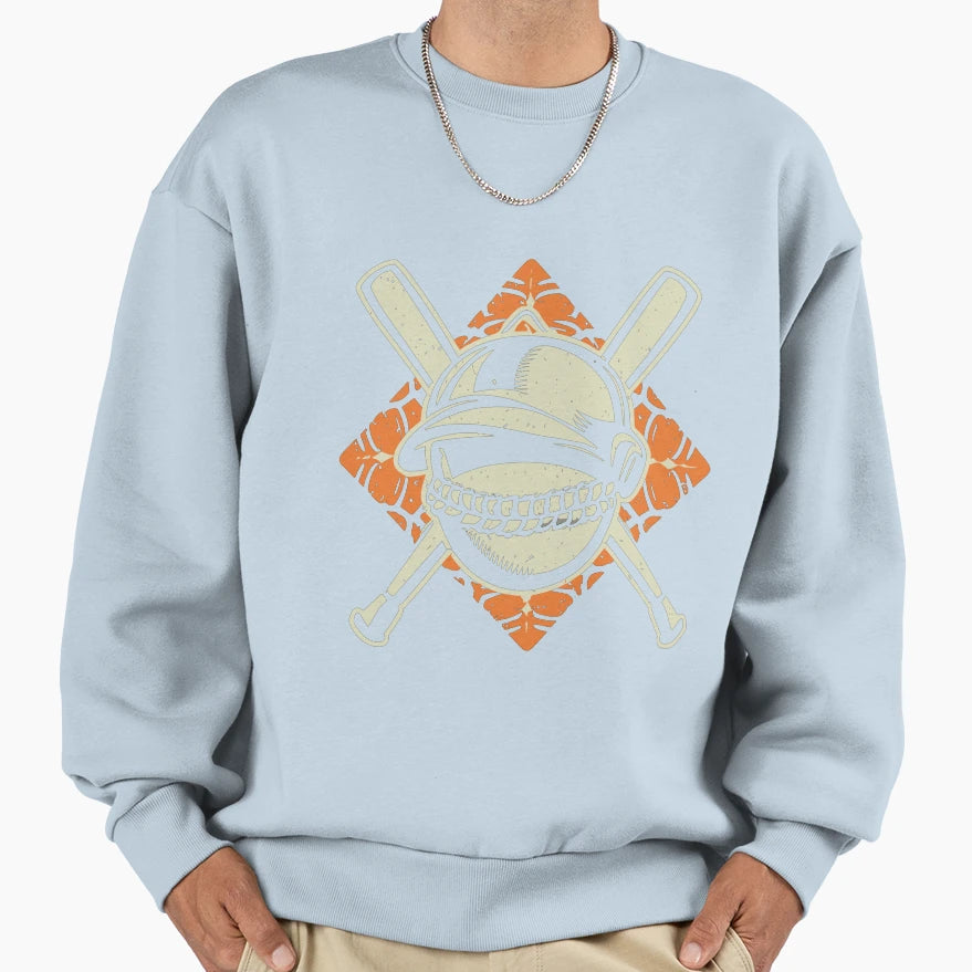 Baseball Sweatshirt - Custom Art Print Unisex - T-Shirt, Sweatshirt, Hoodie